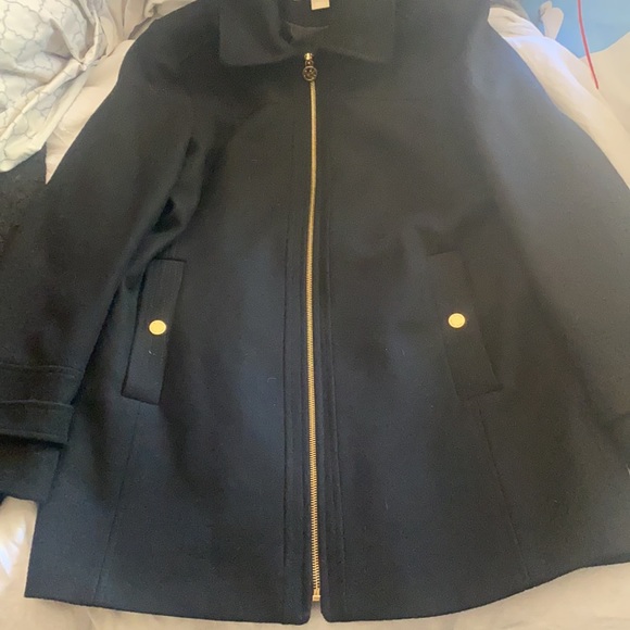 Michael Kors hooded wool jacket. Zipper closure - Picture 7 of 12